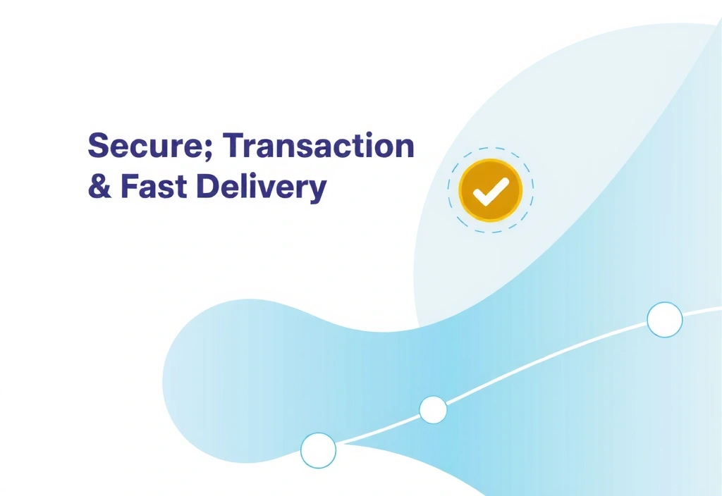 Abstract image representing secure transaction or delivery